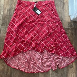 ModCloth “See You Swoon” High-Low Skirt, UK 22 (US 18)